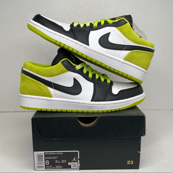 Jordan Shoes - Nike Air Jordan 1 Retro Low SE “Cyber Green” NEW